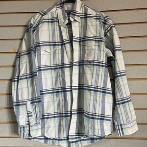 Vintage Roper Western Shirt Medium Plaid Long‎ Sleeve Button Up Cowboy Rodeo
